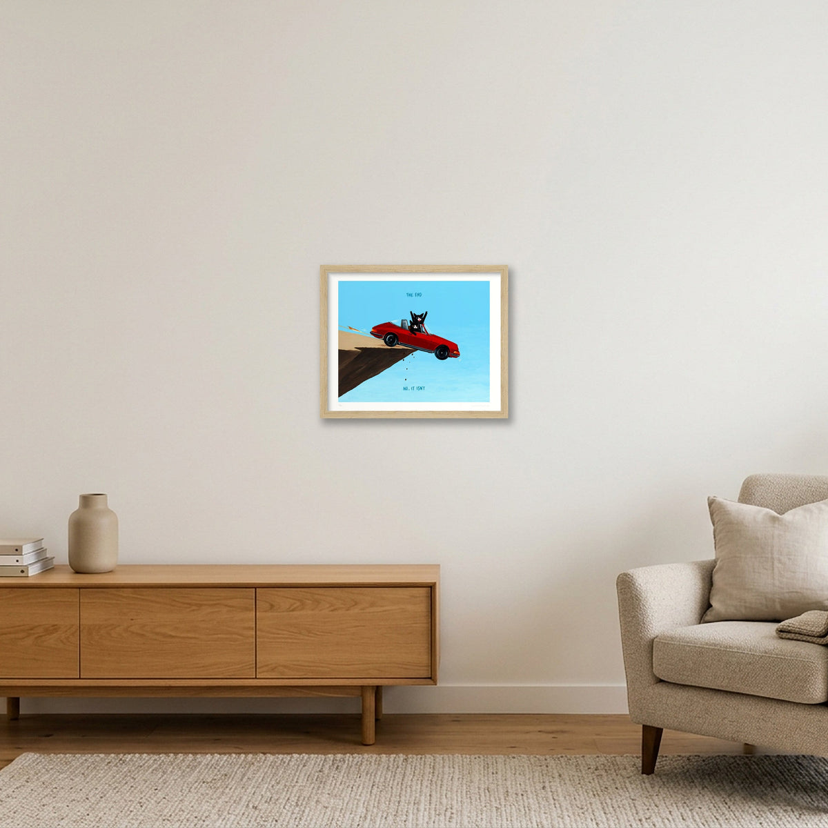 We Came, We Saw, And We Made A Bad Idea F_cking Legendary — 35×28cm, 14×11" Oak Frame