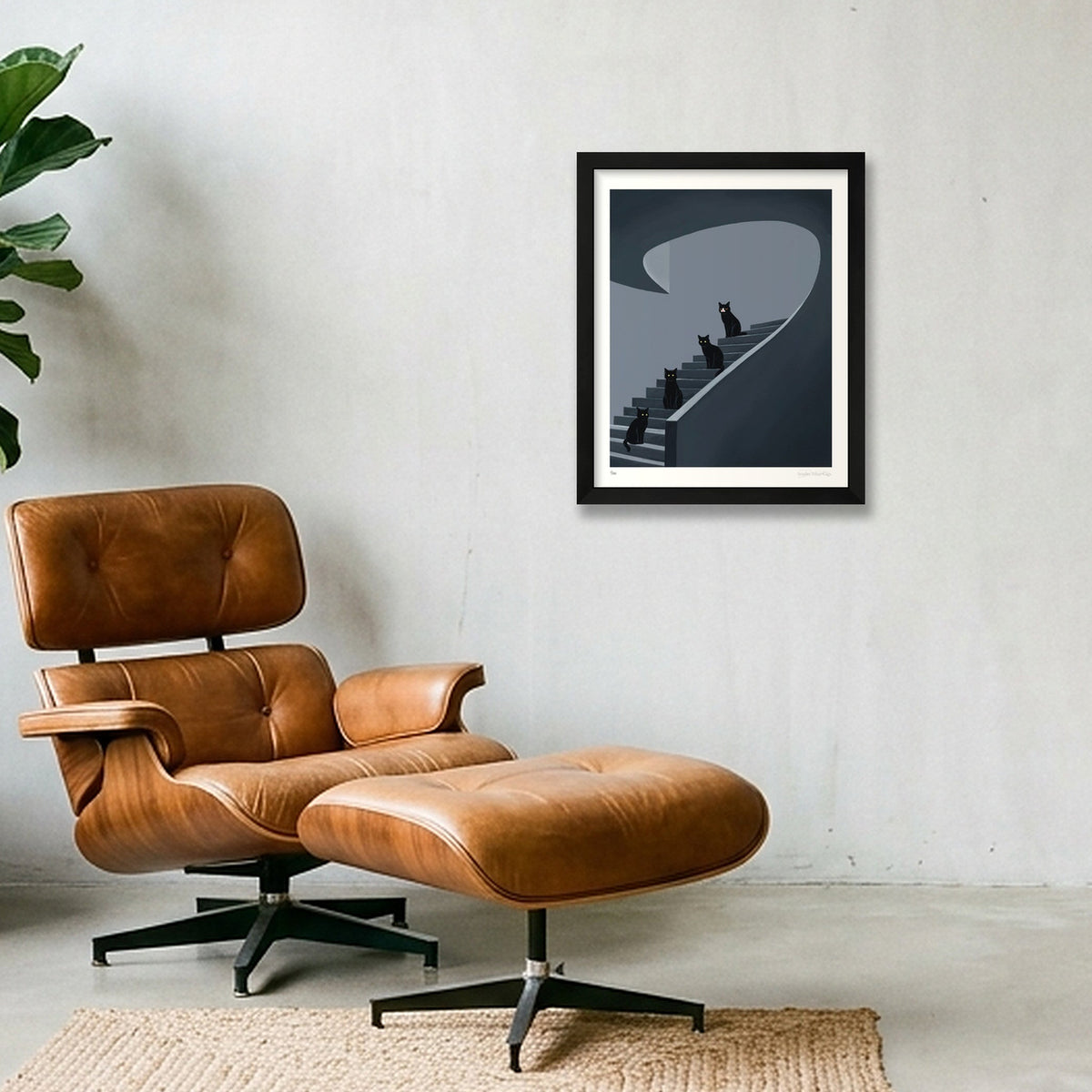 Echoes I Couldn't Escape — 28×35cm, 11×14" Black Frame