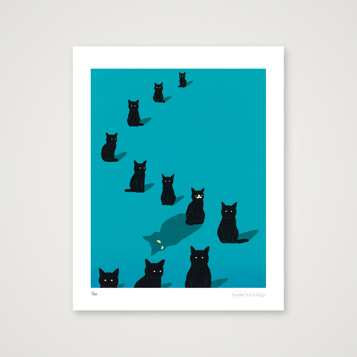 Who Are You When No One's Watching — 20×25cm, 8×10" Print only