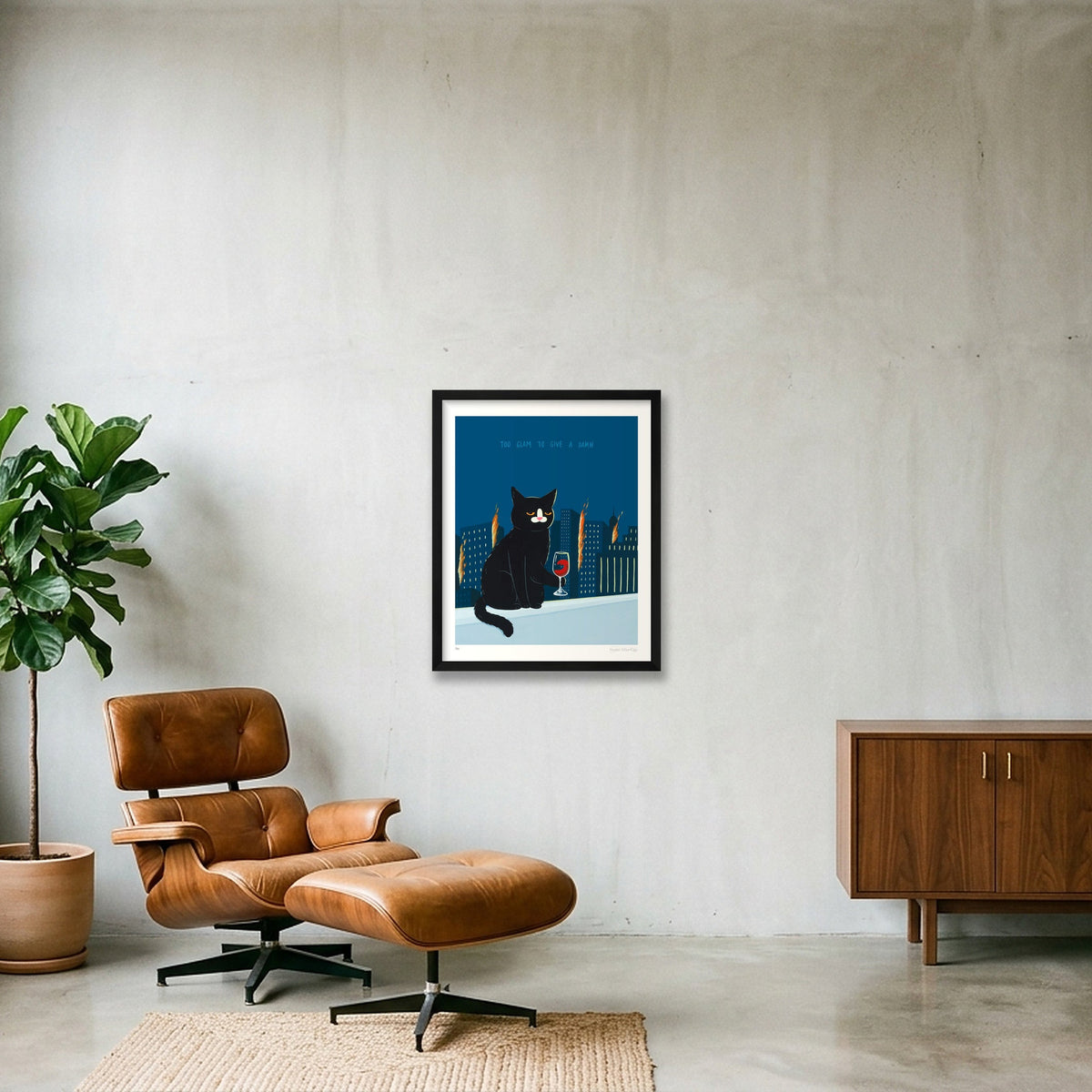 The Subtle Art Of Not Giving A F_ck — 40×50cm, 16×20" Black Frame
