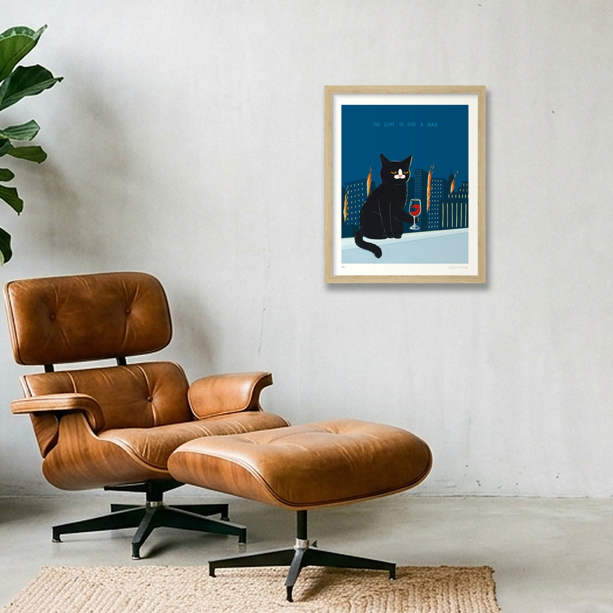 The Subtle Art Of Not Giving A F_ck — 28×35cm, 11×14" Oak Frame