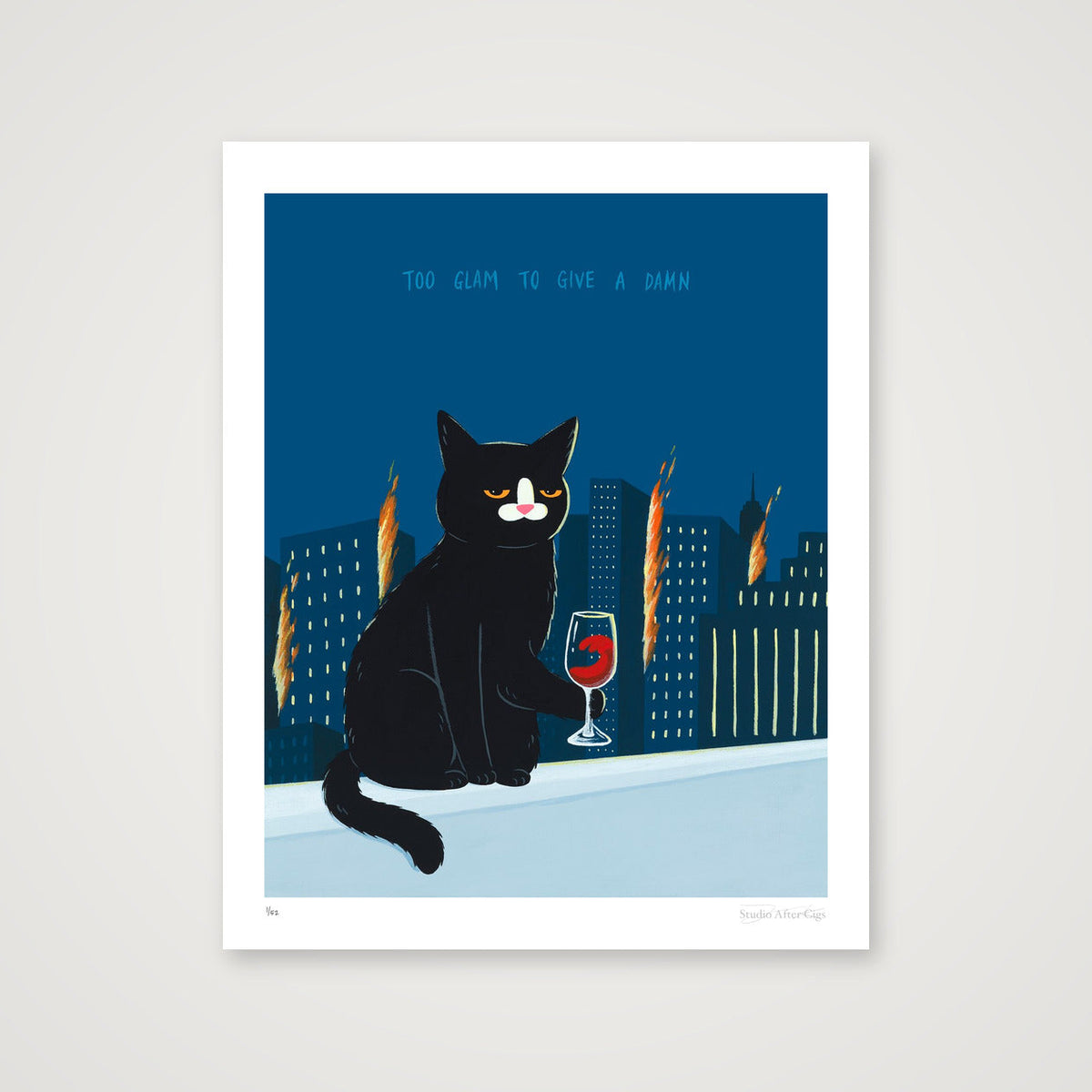 The Subtle Art Of Not Giving A F_ck — 28×35cm, 11×14" Print only
