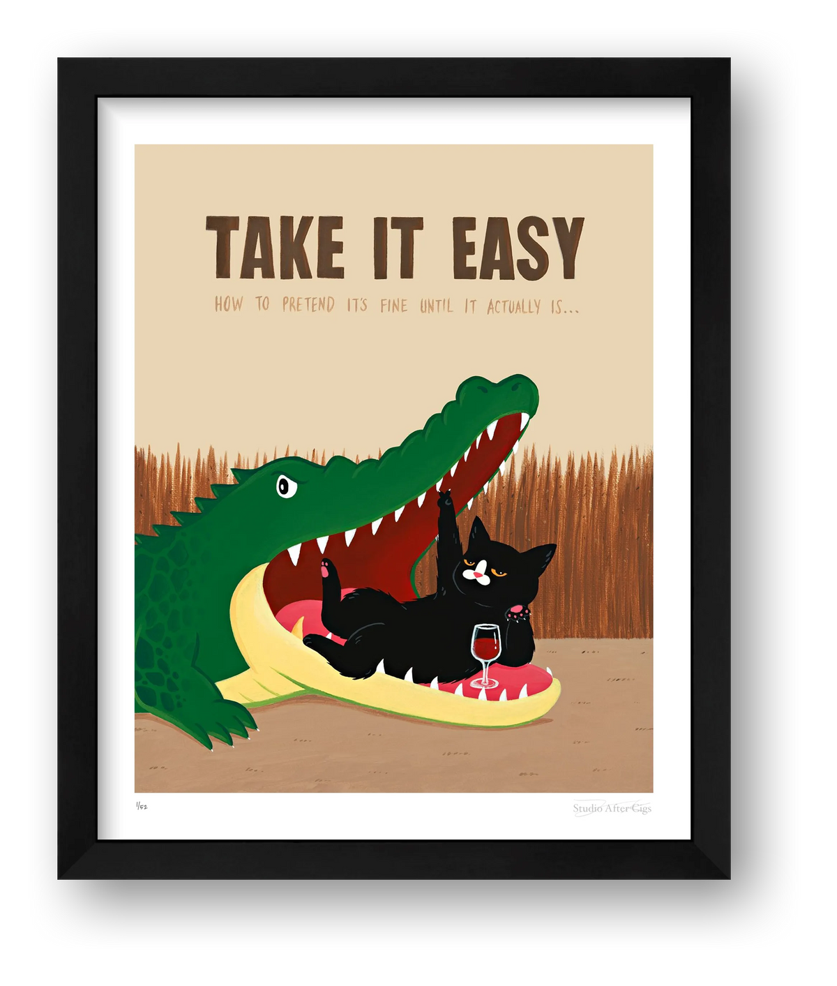 How To Pretend It's Fine Until It Actually Is — framed