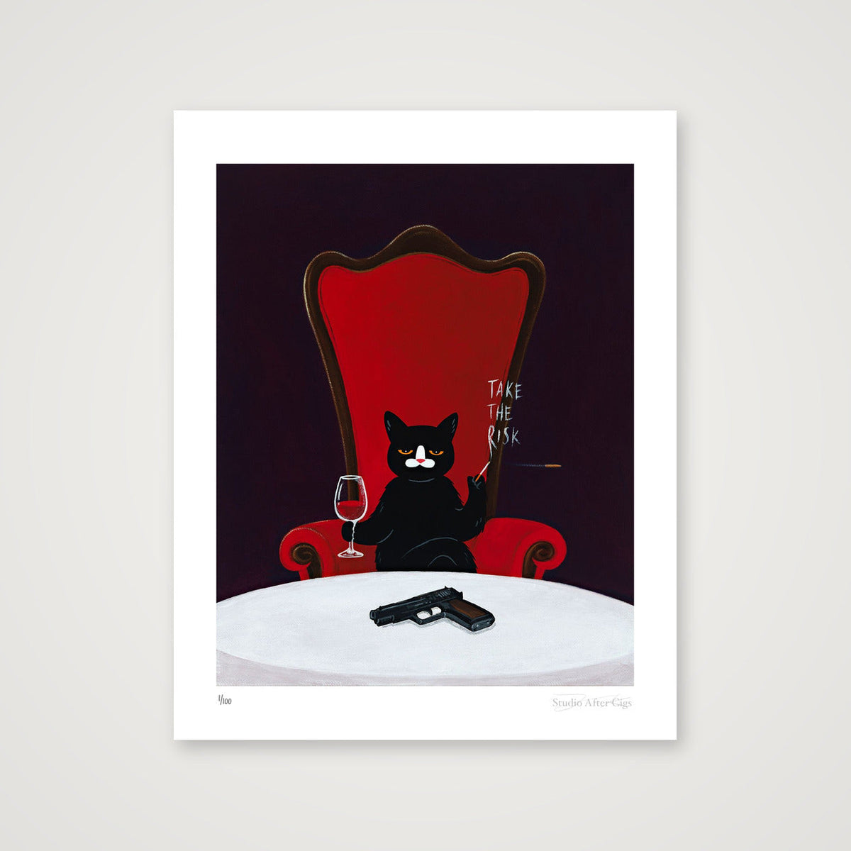 Are You Willing To Take A Gamble — 20×25cm, 8×10" Print only
