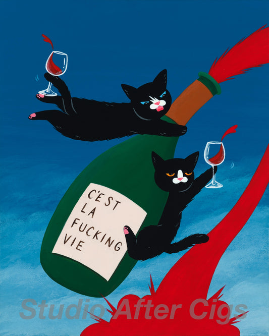 Sh*t Happens? Let's "Pop The Cork; Pop The Problems" And Fly Off In Full C'est La F*ckin' Vieeeee Mood! (O)