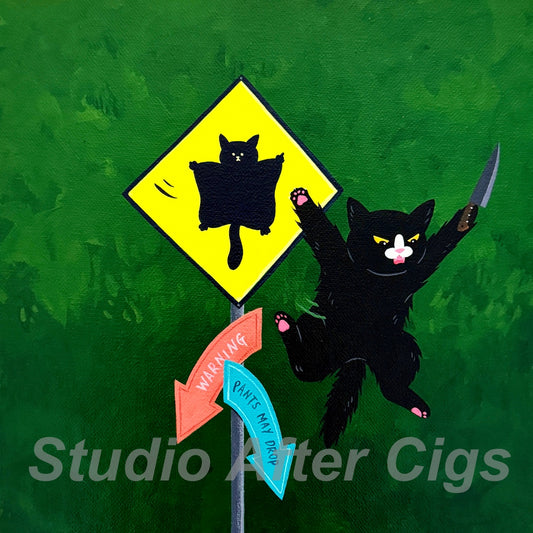 WARNING: Sudden Jump-Out HISS Zone. Pants May Drop. Dignity Might Not Return (O)