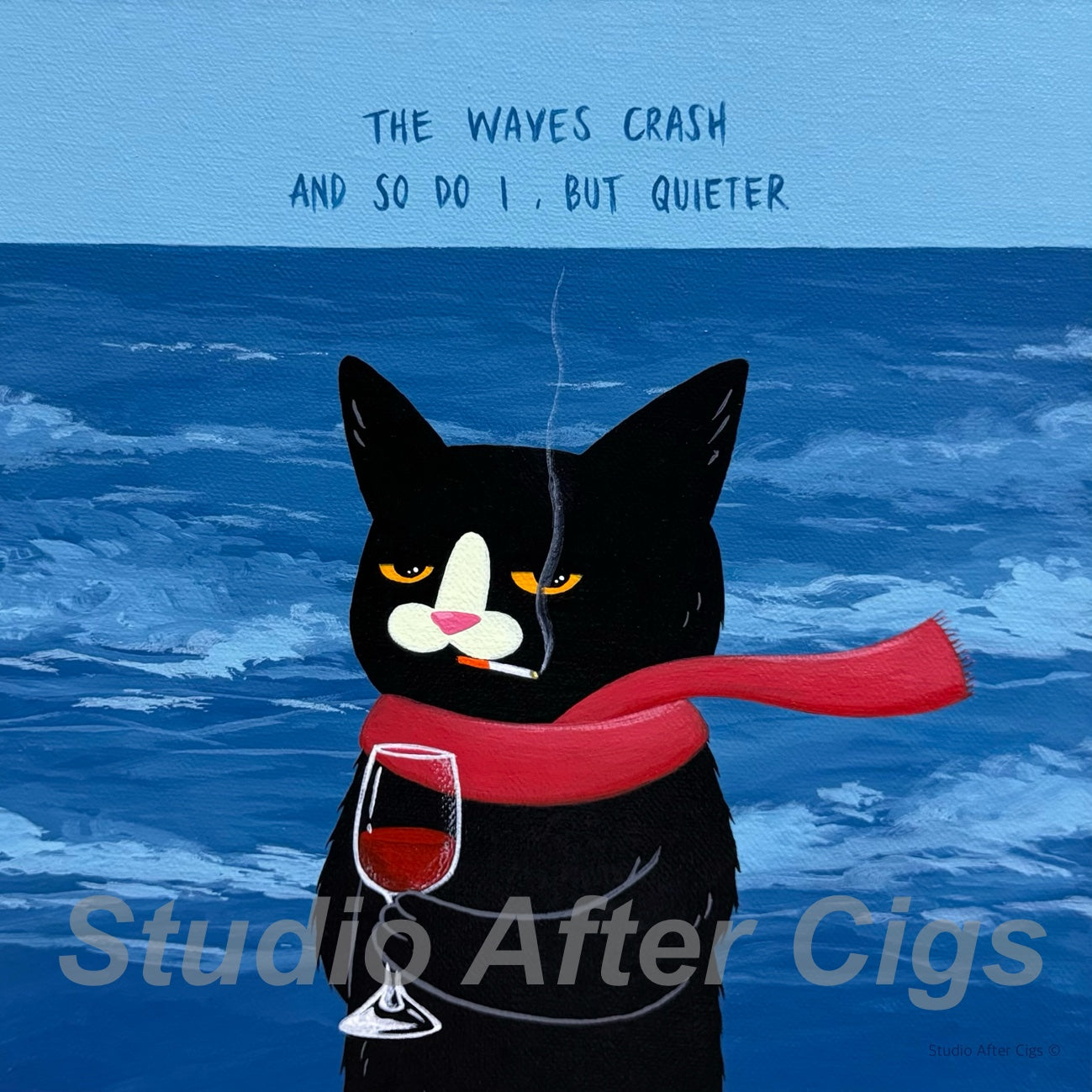 The Waves Crash, And So Do I, But Quieter (O)