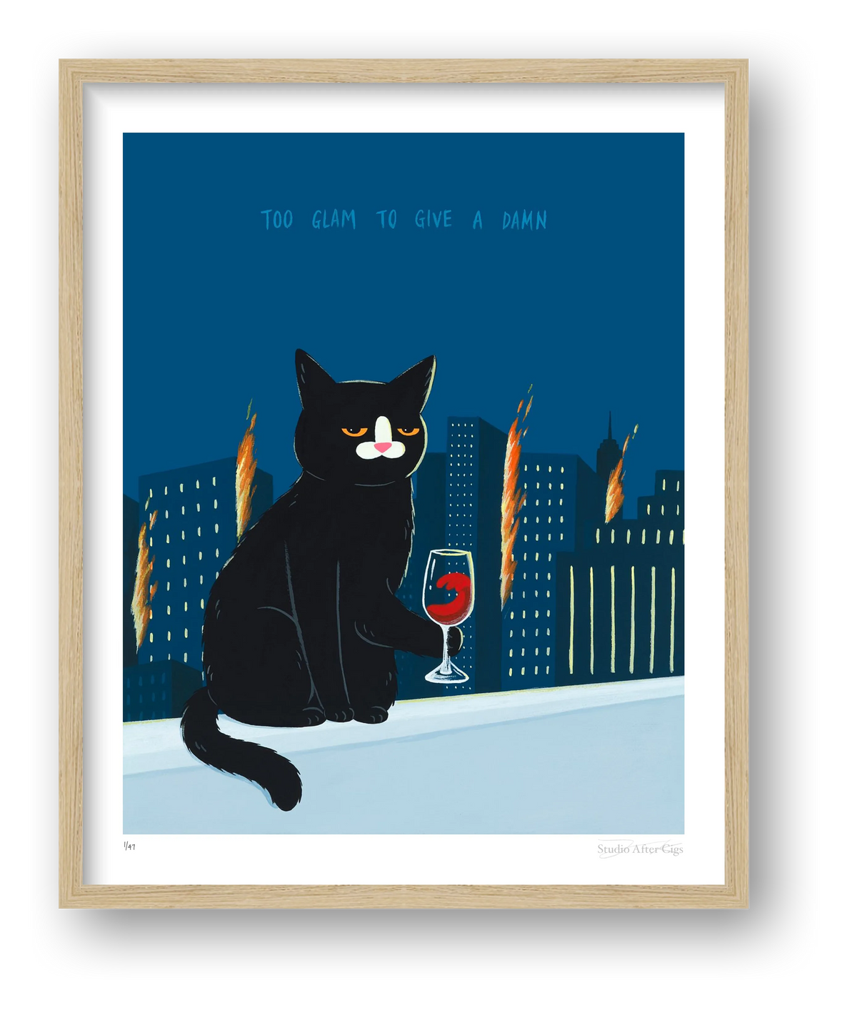 The Subtle Art Of Not Giving A F_ck — framed