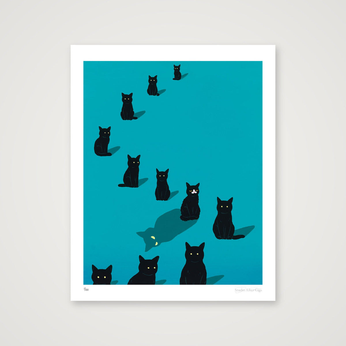 Who Are You When No One's Watching — 28×35cm, 11×14" Print only
