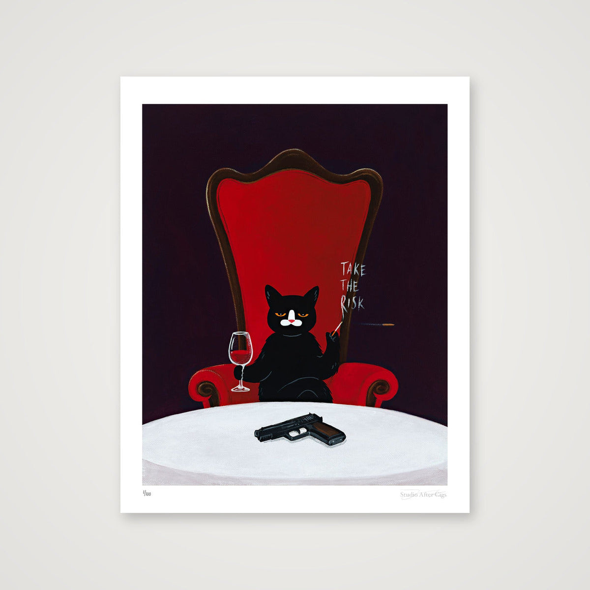 Are You Willing To Take A Gamble — 28×35cm, 11×14" Print only