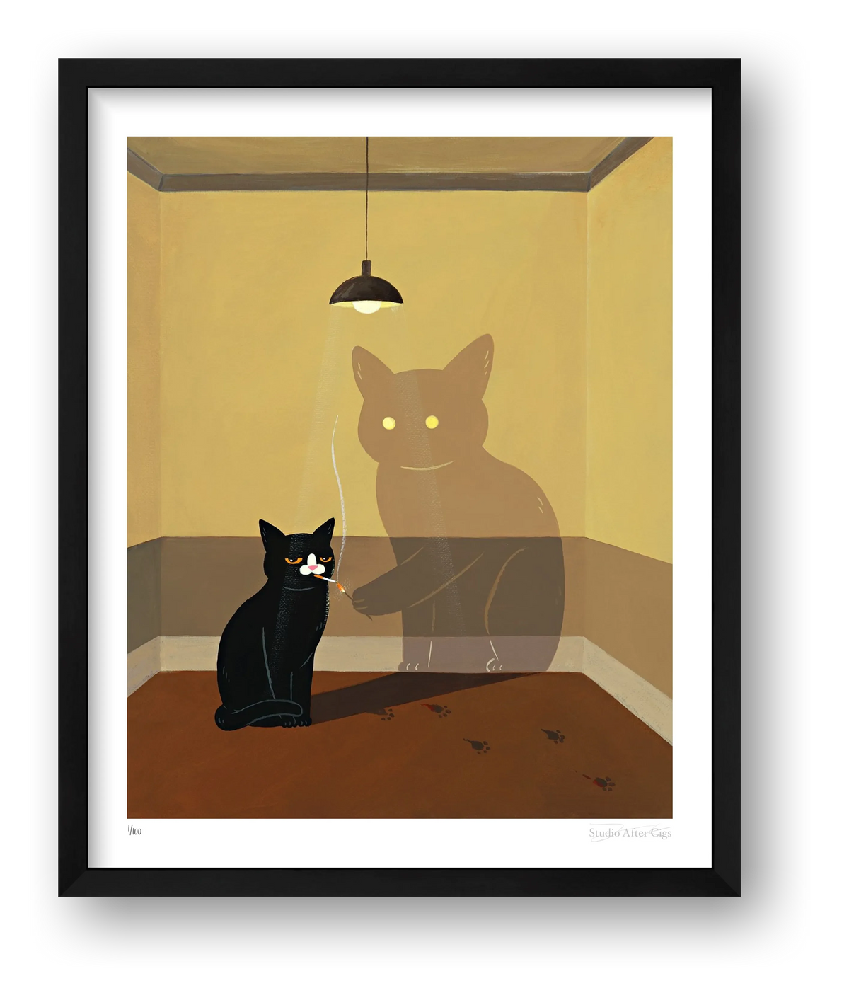 I Think My Inner Demon Was Lonely Too... — framed