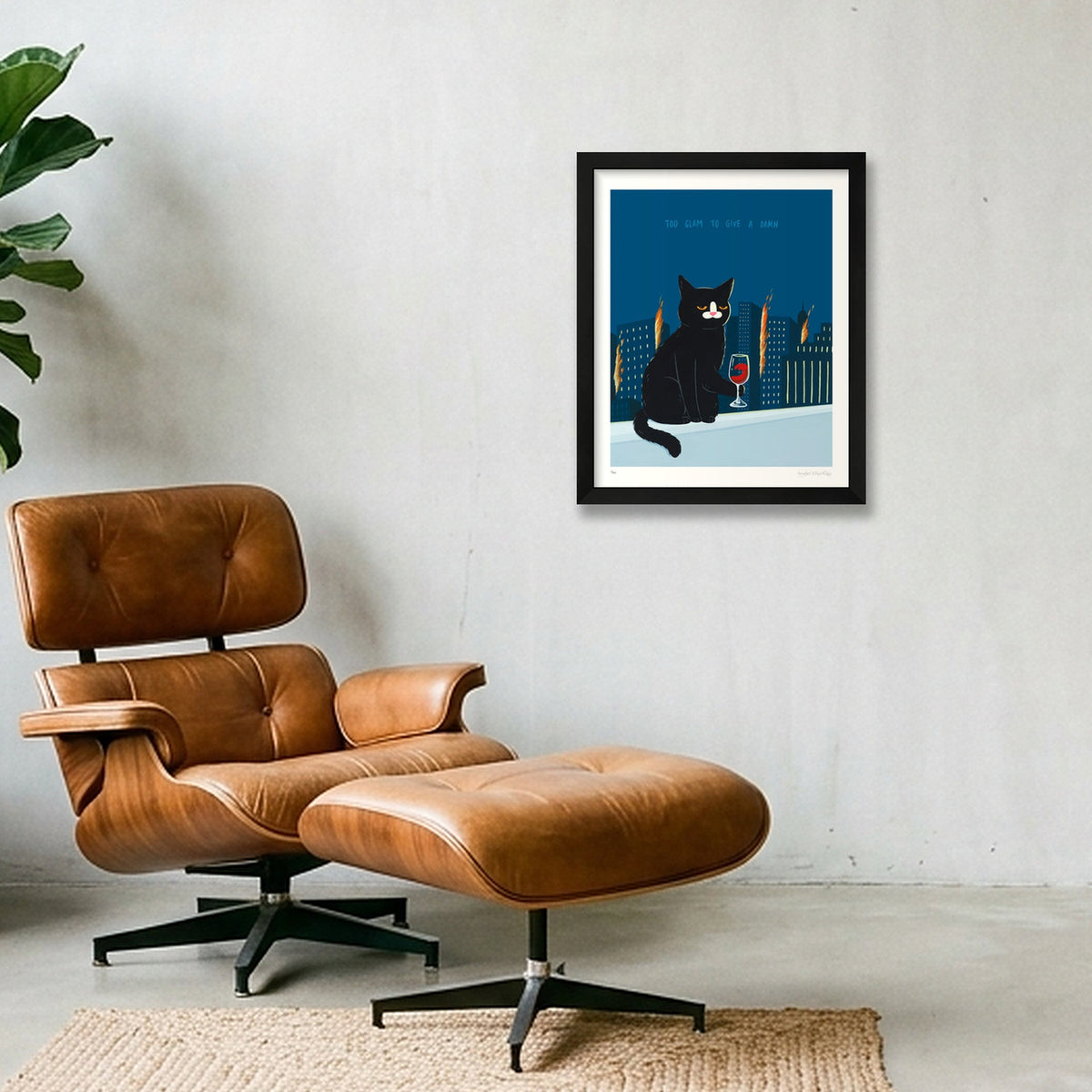 The Subtle Art Of Not Giving A F_ck — 28×35cm, 11×14" Black Frame
